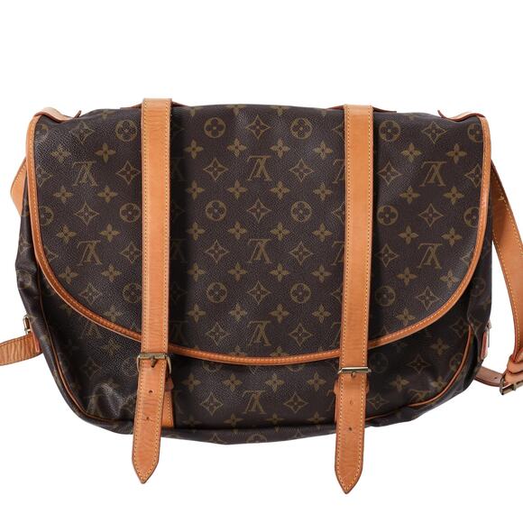 Louis Vuitton Saumur 43 Monogram Shoulder Bag M42252 Canvas - Picture 1 of 7